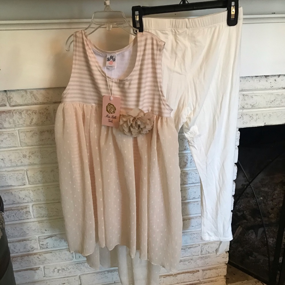 Mia Belle Girls NWT 2 piece set